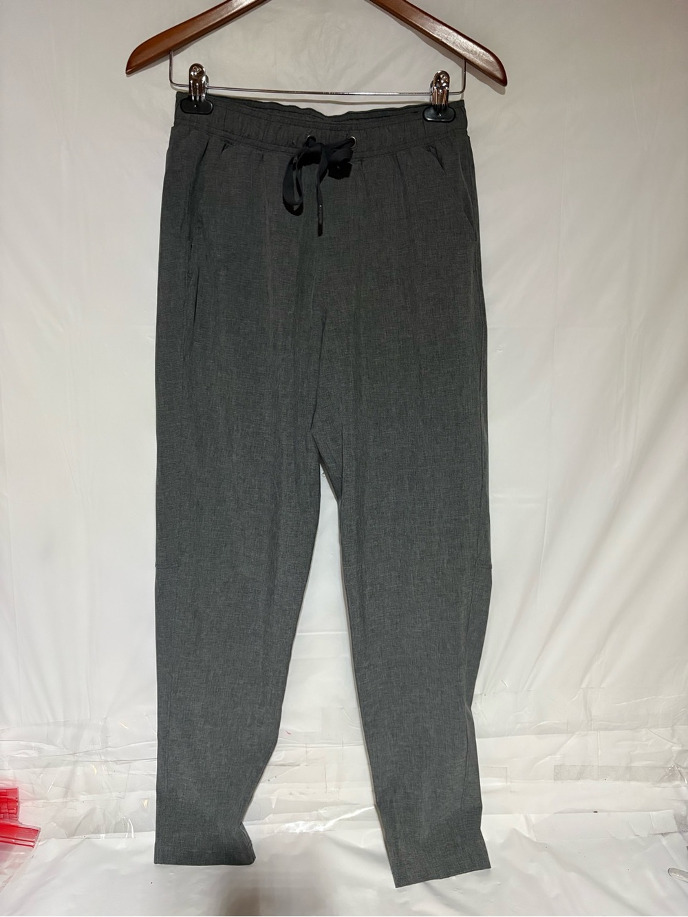 VRST Men's Charcoal Drawstring Tailored Joggers